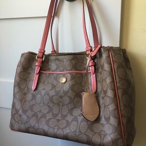 Coach bag and matching wallet